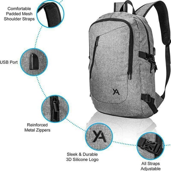 COPY - Lightweight Multi Purpose Backpack - School Business Travel Gym Laptop  … - Picture 2 of 7